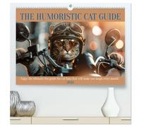 The humoristic cat guide (High Quality Premium Wall Calendar 2026 DIN A2 landscape),CALVENDO 12 Month Wall Calendar: Enjoy the ultimate fun guide for cat fans that will make you laugh every month