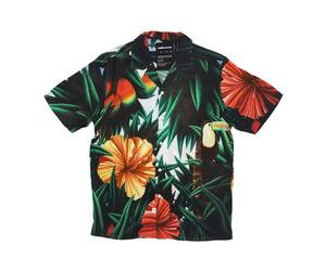 The Hundreds - Blooming Woven Forest Short Sleeve Shirt - Homme - Chemises - Multicolore - Taille: L