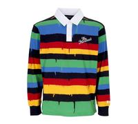 The Hundreds - Spray Drip Long Sleeve Rugby - Homme - Tops - Multicolore - Taille: S