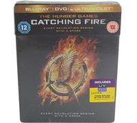 The Hunger Games:Catching Fire Steelbook Blu-ray + DVD Jennifer Lawrence Zone B G