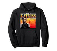 The Hunger Games District 12 Katniss 90's Style Movie Sweat à Capuche, Unisexe pour Adultes, Noir, XL
