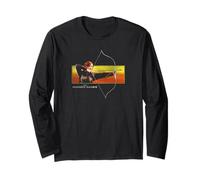 The Hunger Games Katniss Bow and Arrow Front and Back Movie Manche Longue
