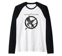 The Hunger Games Mockingjay Pin Manche Raglan