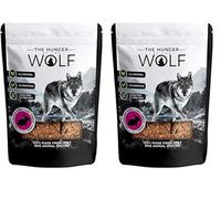 The Hunger of The Wolf Friandises pour Chien, 100% Viande de Lapin, 200 g (Lot de 2)