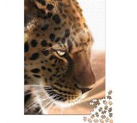 The Hunter Puzzle Adulte 1000 Pièces, 38x26cm/1000pcs; Pièces en Carton Blanc Peu Poussiéreuses; Pause Calme Pendant Le W nd