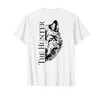 The Hunter Wolf Wild Spirit Backprint T-Shirt