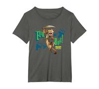 The Ice Age Adventures of Buck Wild 'Ello Boys T-Shirt, Femme Grandes Tailles, Asphalte, 5X