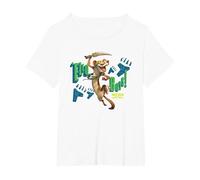 The Ice Age Adventures of Buck Wild 'Ello Boys T-Shirt, Femme Grandes Tailles, Blanc, 6X