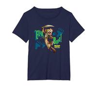 The Ice Age Adventures of Buck Wild 'Ello Boys T-Shirt, Femme Grandes Tailles, Bleu Marine, 6X