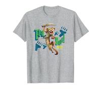 The Ice Age Adventures of Buck Wild 'Ello Boys T-Shirt, Homme, Gris Chiné, 4XL
