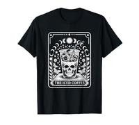 The Iced Coffee Tarot Carte gothique caféine Art T-Shirt