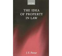 The Idea Of Property In Law