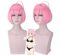 The Idolmaster Cendrillon Filles Cosplay Perruques Yumemi Riamu Court Bobo Style Perruque Résistant À La Chaleur Synthétique Cheveux + Perruque Cap PL-165