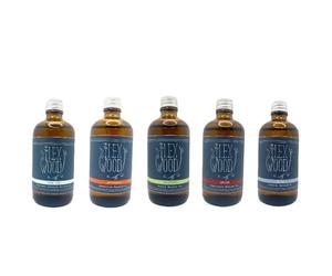 The Ilex Wood Coffret cadeau d'huiles de massage naturelles végétaliennes - 5 variétés différentes pour différentes humeurs et moments - Fabriqué à la main pour vous.