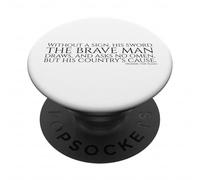The Iliad - Citation Grecque Antique - Mythologie épique de la Guerre de Troie PopSockets PopGrip Adhésif