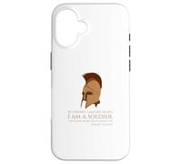The Iliad Trojan War - Citation Grecque archaïque - Motivation Coque pour iPhone 16