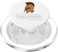 The Iliad Trojan War - Citation Grecque archaïque - Motivation PopSockets PopGrip pour MagSafe