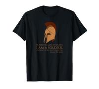The Iliad Trojan War - Citation Grecque archaïque - Motivation T-Shirt