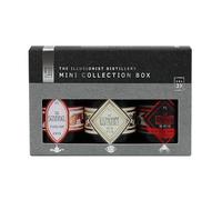 The Illusionist Distillery Mini Collection Box | Illusionist Dry Gin Mini 45% Vol. 50 ml | Sentinel Scented Rum Mini 41% Vol. 50 ml | Illusionist Gin Édition FC Bayern Munich Mini 45% Vol.