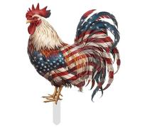 The Independence Day Carte coq couleur pour les célébrations du jour de l'indépendance. Le design fait de vous la star de la venue et l'expérience d'un autre type de Holi NTf311 (B, 25 cm)