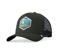 The Indian Face Born to Fly Baseball Cap, Vert, Taille Unique Unisex