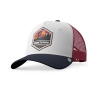 The Indian Face Born to Ride Baseball Cap, Blanc, Taille Unique Unisex