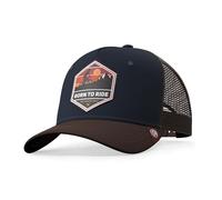 The Indian Face Born to Ride Baseball Cap, Bleu, Taille Unique Unisex