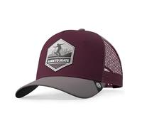 The Indian Face Born to Skate Baseball Cap, Rouge, Taille Unique Unisex