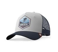 The Indian Face Born to Ski Baseball Cap, Blanc, Taille Unique Unisex