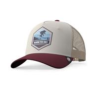 The Indian Face Born to Ski Baseball Cap, Marron, Taille Unique Unisex