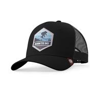 The Indian Face Born to Ski Baseball Cap, Noir, Taille Unique Unisex