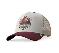 The Indian Face Casquette Born to Ride Brown/Grey/Red
