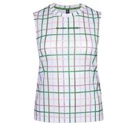 the indian maharadja checked pique tank Blanc XL