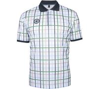 The Indian Maharadja Polo Piqué à Carreaux Blanc 2XL