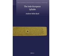 The Indo-European Syllable – Brill