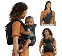 The Infantino Flip Lot de 2 sacs à langer convertibles 4 en 1 avec sac à langer à bandoulière amovible, noir et doré