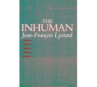 The Inhuman: Reflections on Time