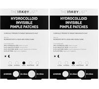 The INKEY list Les patchs hydrocolloïdes invisibles contiennent de l'acide salicylique, des patchs anti-acné jour/nuit, végétaliens et sans cruauté, convient à tous les types de peau (Lot de 2)