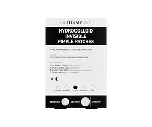 The INKEY list Les patchs hydrocolloïdes invisibles contiennent de l'acide salicylique, des patchs anti-acné jour/nuit, végétaliens et sans cruauté, convient à tous les types de peau