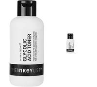 The INKEY List Sérum à 10 % de niacinamide pour contrôler l'excès de sébum et les rougeurs 30 ml & Lotion à 10 % Glycolic Acid Toner aide à réduire l'apparition de pores 100 ml