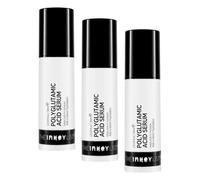 The INKEY List Sérum à 3% d'acide polyglutamique aide à maintenir l'humidité pour une peau lisse instantanément 30 ml (Lot de 3)