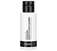The INKEY List Hydrating Cream-to-Milk Cleanser 50ml, 5% Rice Milk & Hyaluronic Acid, Gentle Cleaning Formula, Non-Stripping, Non-Drying, Non-Irriating, Hydrates & Dissolves Makeup, Vegan Friendly
