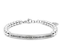 THE INSPIRATION CO. Always My Daughter, Forever My Friend, One Size, Argent, Argenté