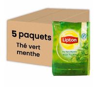 Thé Instantané Distributeur Automatique Lipton Thé Vert Menthe - 5 paquets - 2.5 Kg