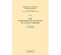 The Integration of Functions of a Single Variable