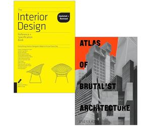 The Interior Design Reference & Specification Book By Chris Grimley, Mimi Love & [Hardcover] Atlas of Brutalist Architecture By Phaidon Editors 2 Books Collection Set