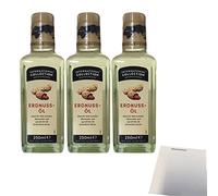 The International Collection Lot de 3 flacons d'huile de cacahuète 250 ml + bloc usy