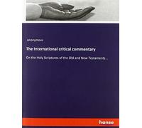 The International Critical Commentary