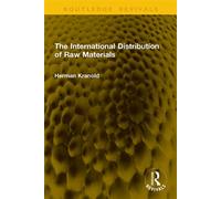 The International Distribution of Raw Materials - Herman Kranold - Routledge - ebook (ePub) - Livre