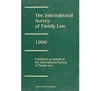 The International Survey Of Family Law, Volume 3 (1996)